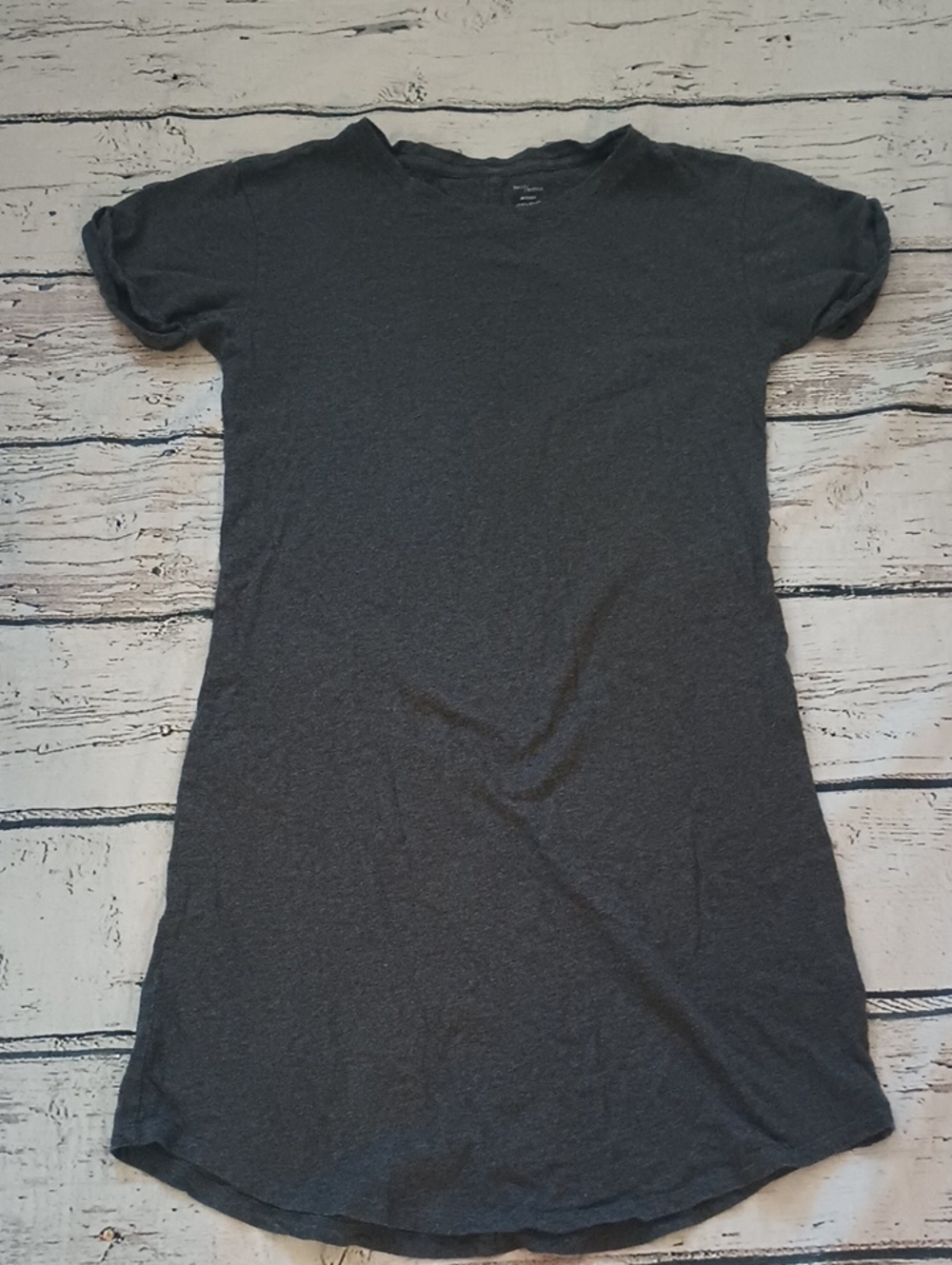 Daily Ritual Dark Gray T Shirt Dress XS